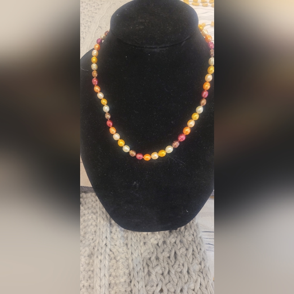 Vibrant Honora Genuine Pearl Necklace